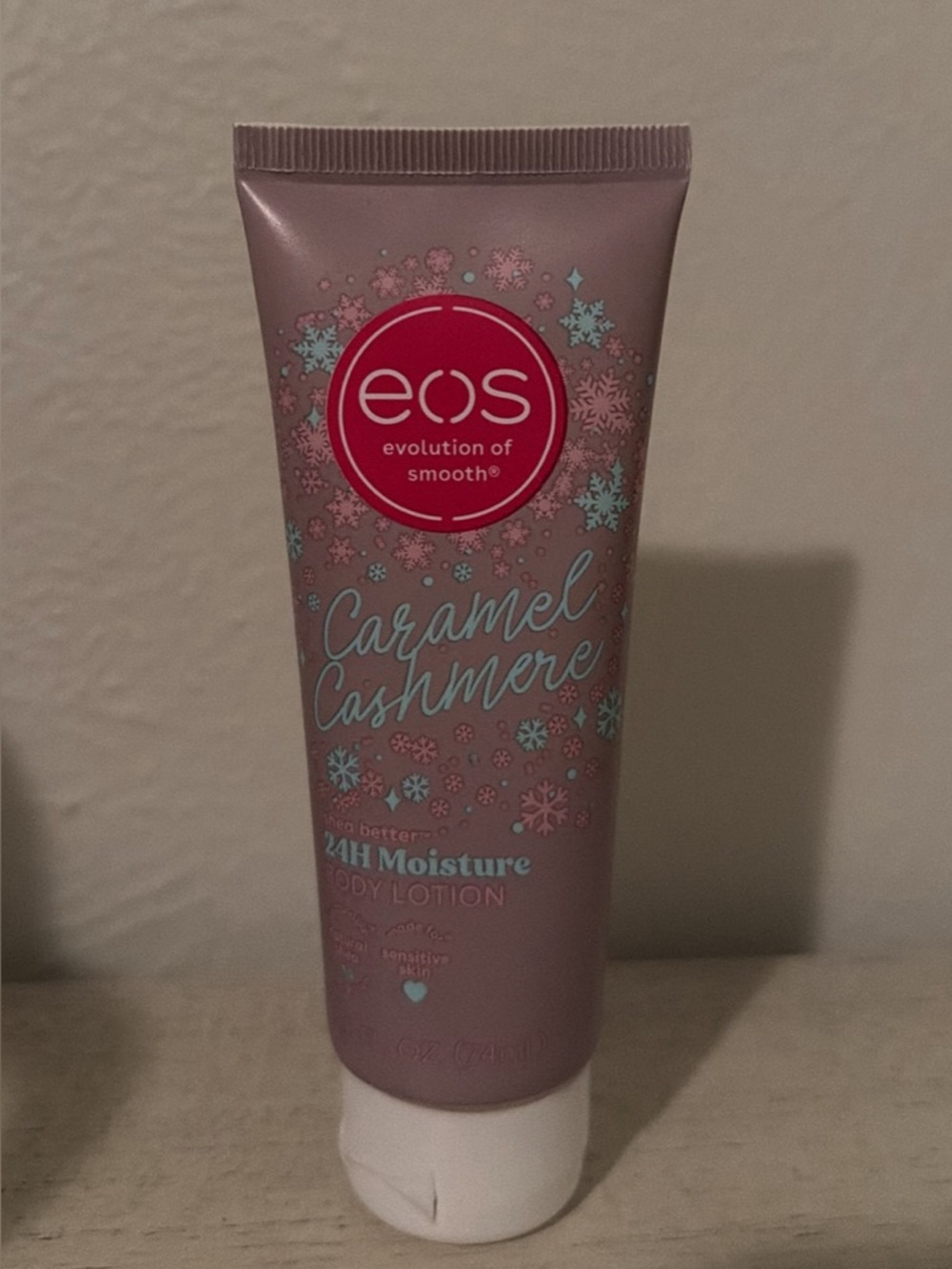 Limited edition eos Caramel Cashmere Moisturizing Body Lotion
